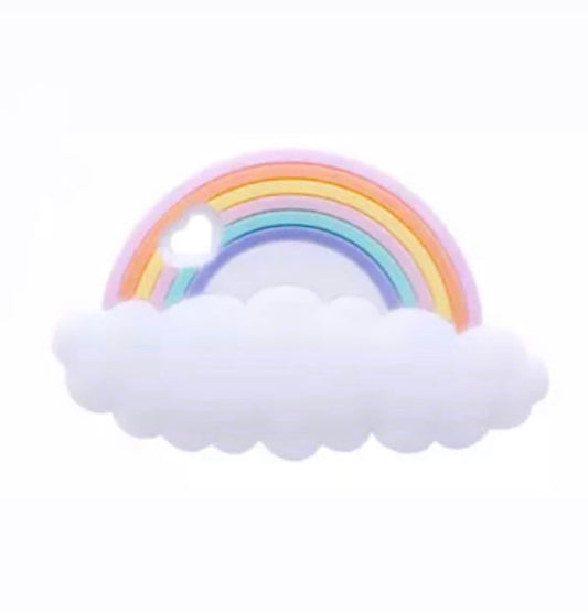 Mordedor arcoíris con nube